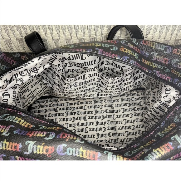NWT Juicy Couture Weekender Overnight Bag Black - Picture 5 of 8